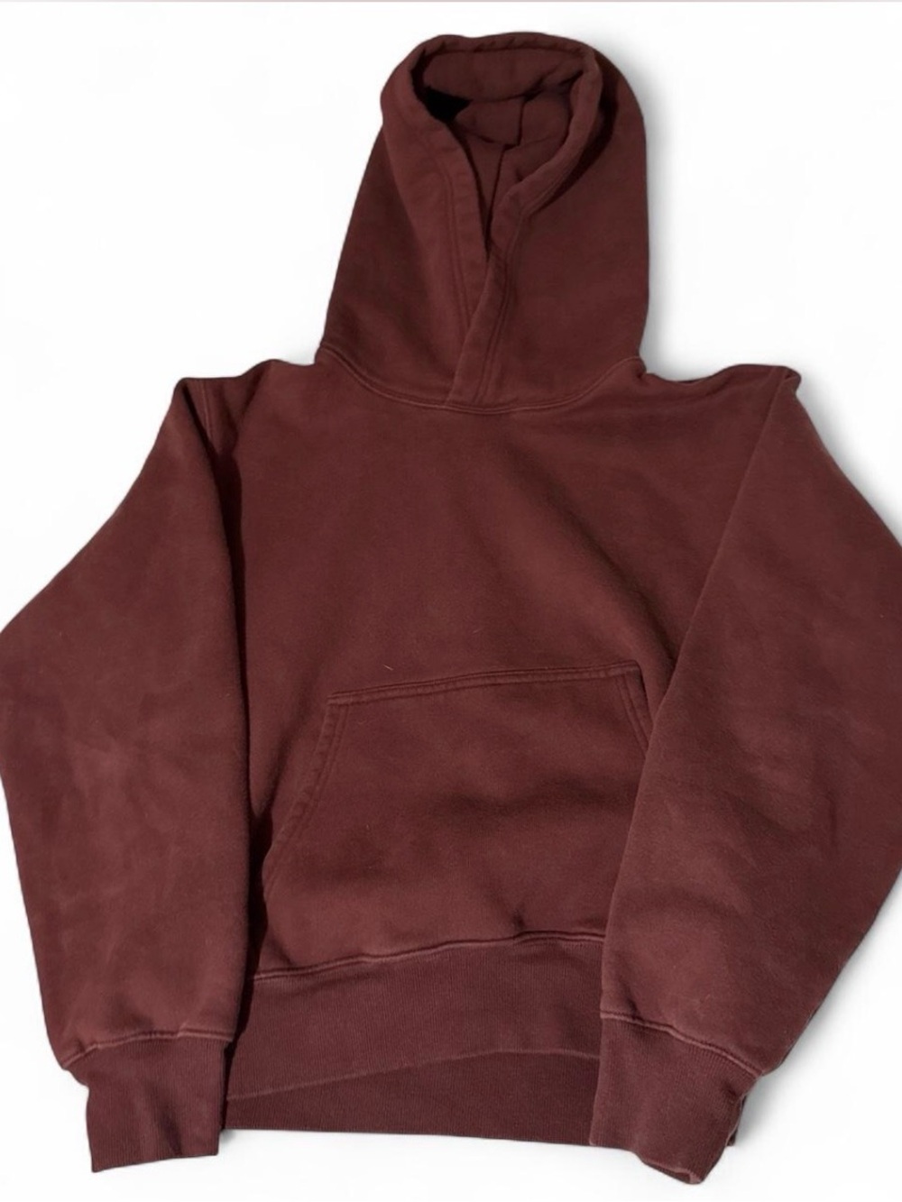TNA Cozy fleece Hoodie in maroon